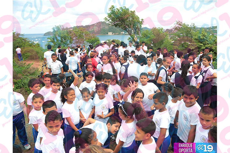 Pobladores de San Juan del Sur se suman al simulacro