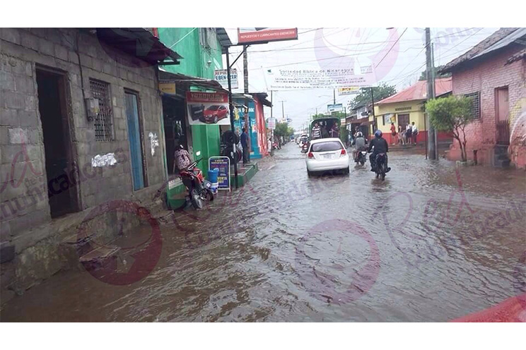 Municipios de Chinandega sufren fuertes precipitaciones