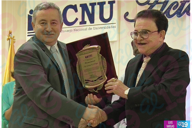 CNU reconoce aportes académicos y científicos del doctor George Chilingar