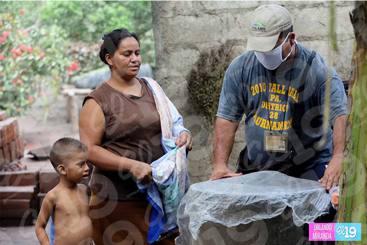 Gobierno brinda asistencia medica a familias de comunidades cercanas al volcán Telica