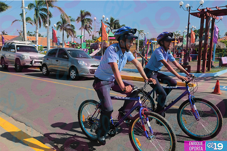 Policía Nacional garantiza seguridad en zonas turísticas de Managua