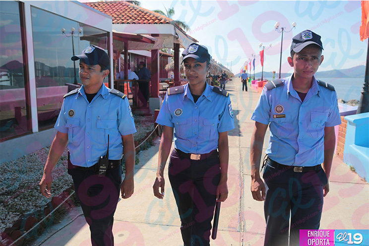 Policía Nacional garantiza seguridad en zonas turísticas de Managua