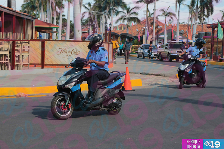 Policía Nacional garantiza seguridad en zonas turísticas de Managua