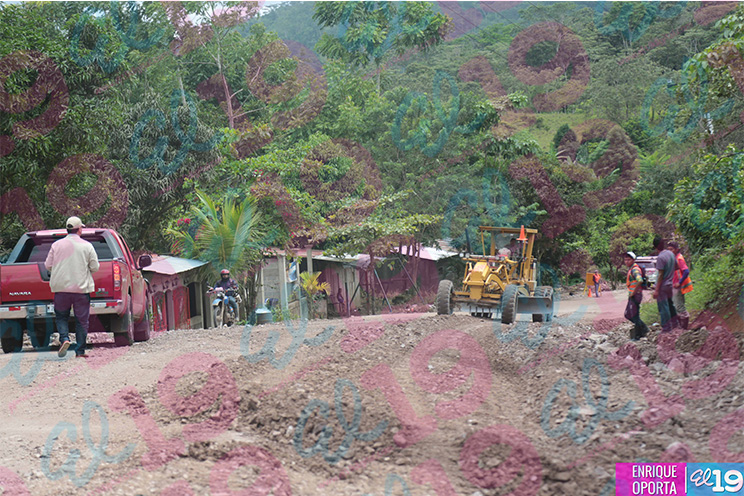 Avanza proyecto de infraestructura vial en el tramo carretero El Cuá-San José de Bocay