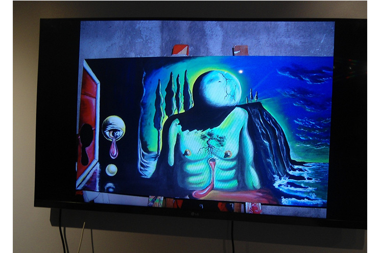 Pintor jinotepino expone en Finlandia 