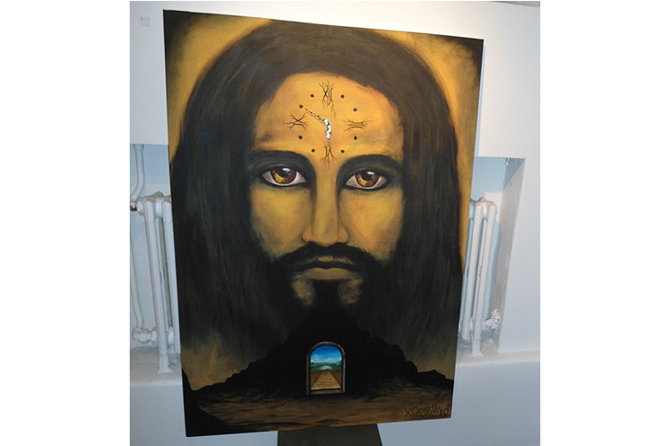 Pintor jinotepino expone en Finlandia 
