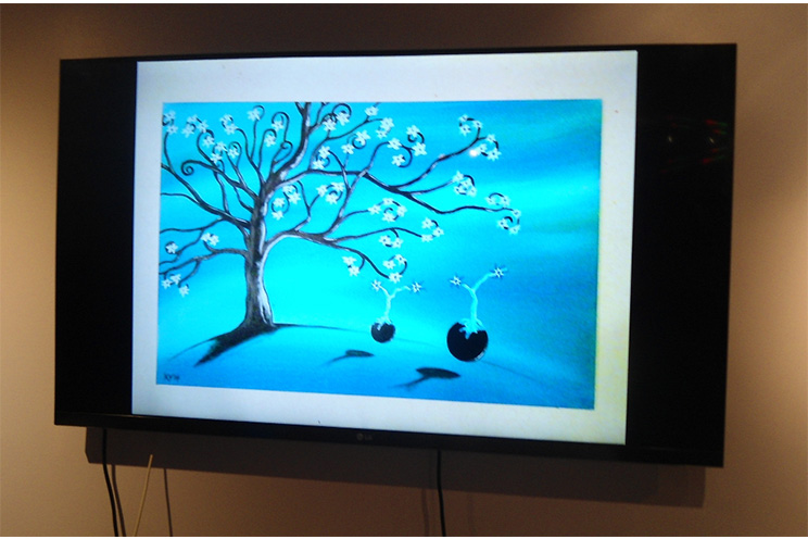 Pintor jinotepino expone en Finlandia 