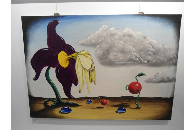 Pintor jinotepino expone en Finlandia 
