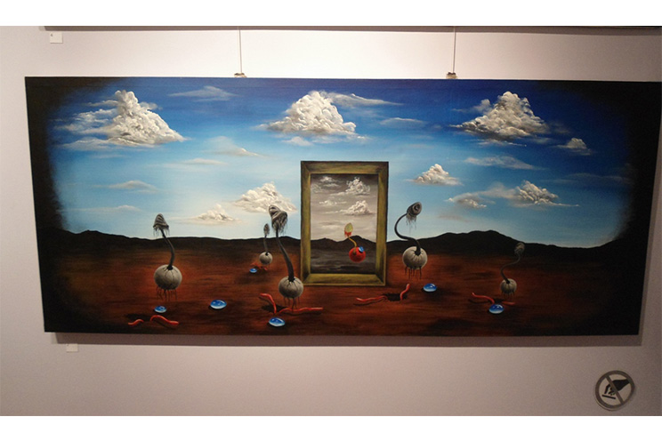 Pintor jinotepino expone en Finlandia 