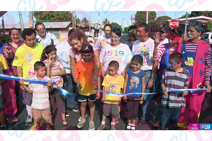 Familias de Santa Ana Sur celebran mejoramiento de calles y elogian logros del Buen Gobierno