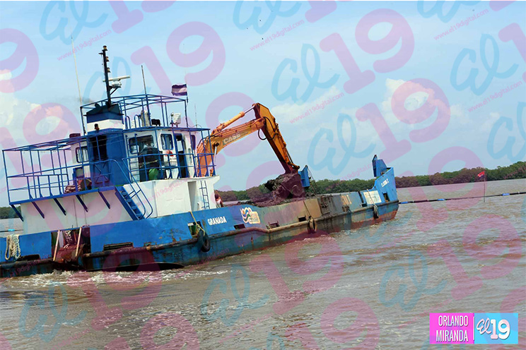 EPN inicia segundo dragado y formación de 9 islas artificiales en la bahía de Bluefields