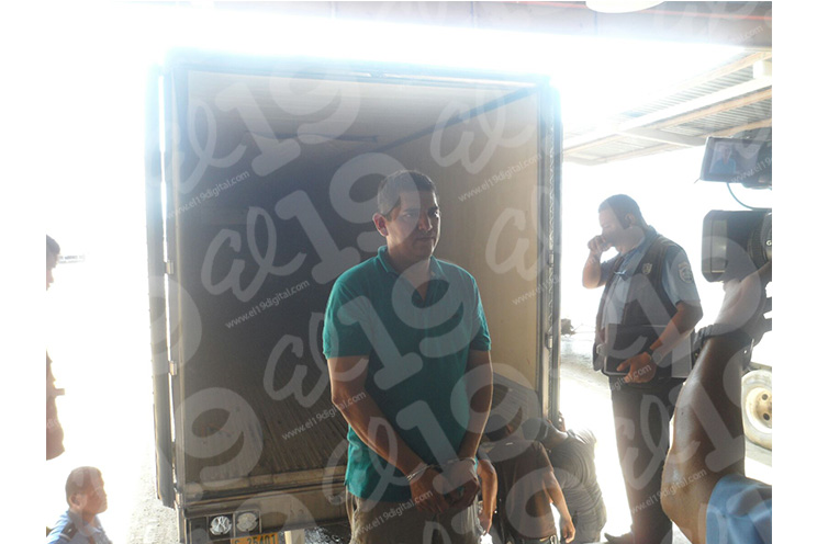Detienen furgón con fuerte cargamento de droga en Rivas