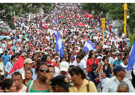 Nicaragua marcha en defensa de la Seguridad Social y lucha de los Adultos Mayores