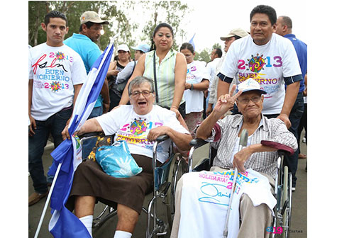 Nicaragua marcha en defensa de la Seguridad Social y lucha de los Adultos Mayores
