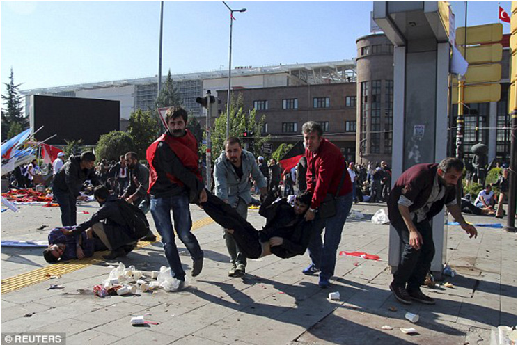 Horror en Turquía: sube a 86 cifra de muertos por ataque terrorista en Ankara (FOTOS, VIDEOS)