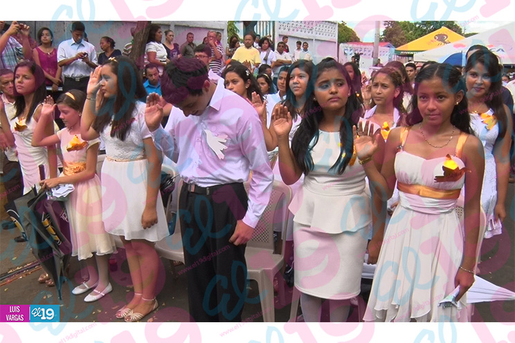 Católicos celebran 35 años de la aparición de la Virgen en Cuapa