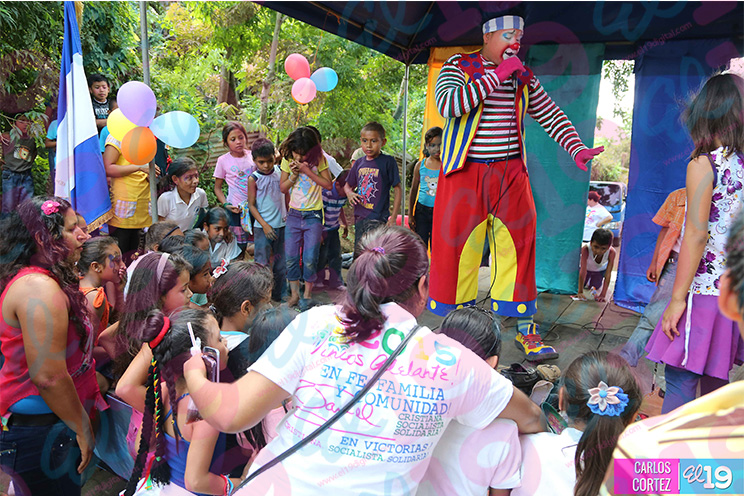 Mimados de la Revolución celebran alegre Feria de la Niñez en Ticuantepe