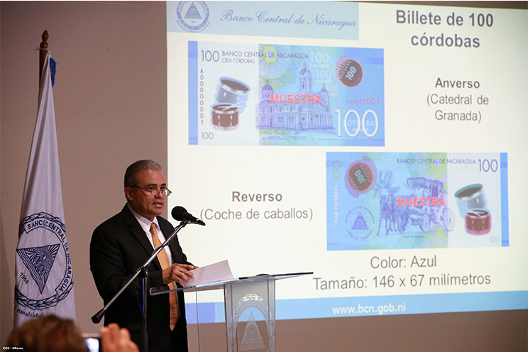 Banco Central de Nicaragua circulará nuevos billetes