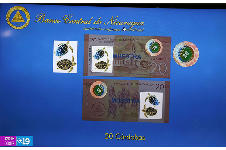 Banco Central de Nicaragua circulará nuevos billetes