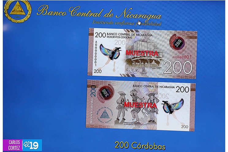 Banco Central de Nicaragua circulará nuevos billetes