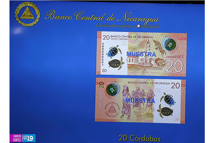 Banco Central de Nicaragua circulará nuevos billetes