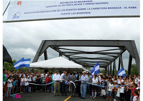 Inauguran últimos dos puentes del proyecto entre Managua-El Rama