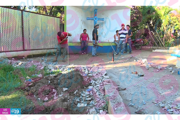 Alcaldía de Catarina restituirá parque en el Barrio Cruz de Mayo ante demanda de sus habitantes