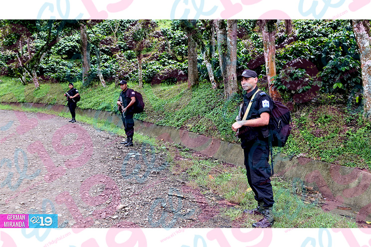 Policía Nacional garantiza seguridad rural de cara a cosecha cafetalera