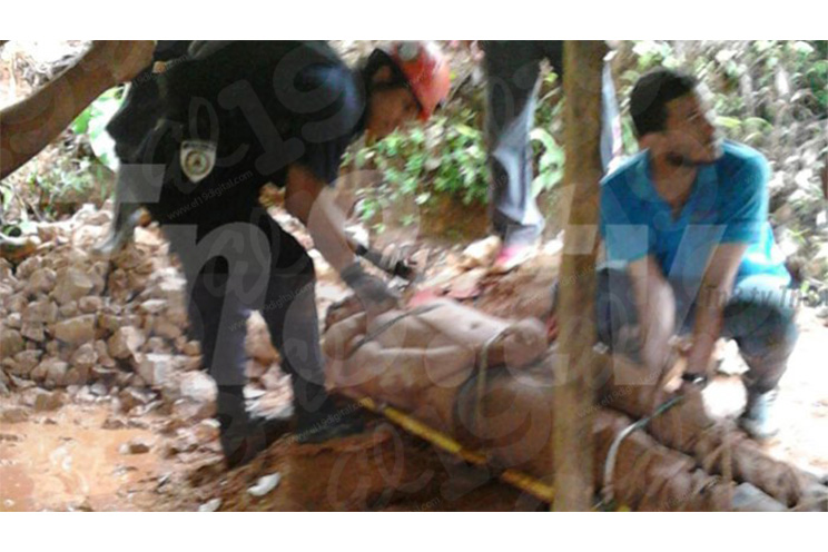 Derrumbe en mina de Bonanza cobra la vida de una persona y deja varios lesionados