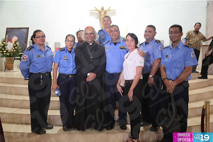 Iglesia Católica y Policía Nacional elevan sus plegarias para evitar accidentes de tránsito