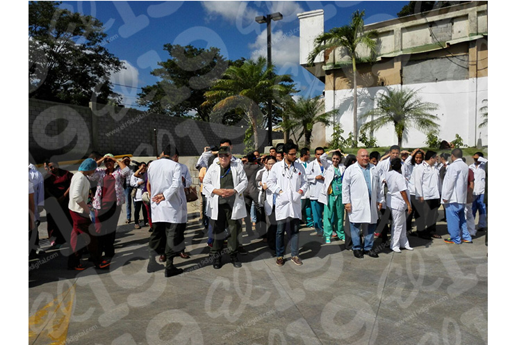 Hospital Militar desarrolla simulacro ante terremoto e incendios estructurales