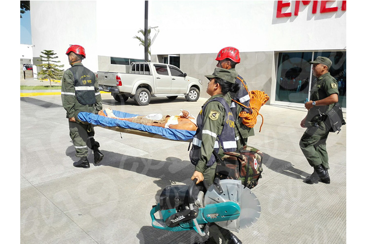 Hospital Militar desarrolla simulacro ante terremoto e incendios estructurales