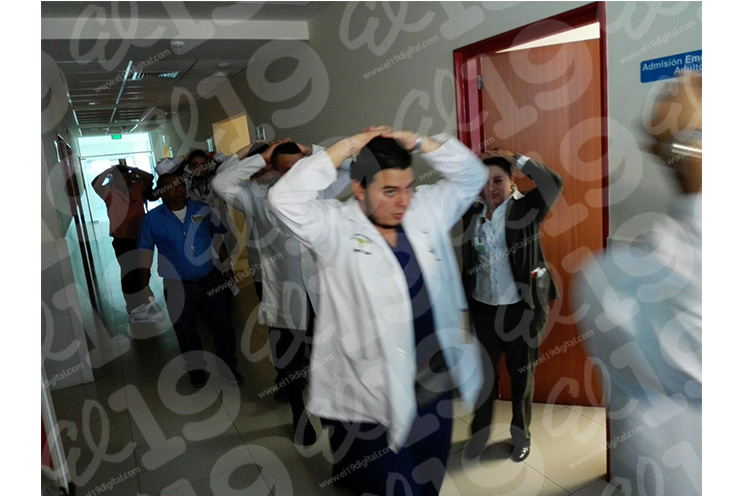 Hospital Militar desarrolla simulacro ante terremoto e incendios estructurales