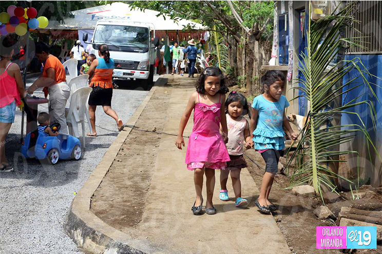 Invur y Alcaldía de Masaya inauguran importantes obras de desarrollo en el barrio Nuevo Amanecer