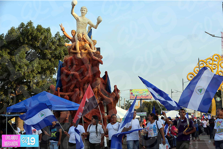 Familias nicaragüenses listas para Caminata Trabajo y Paz… Unida, Nicaragua Triunfa!