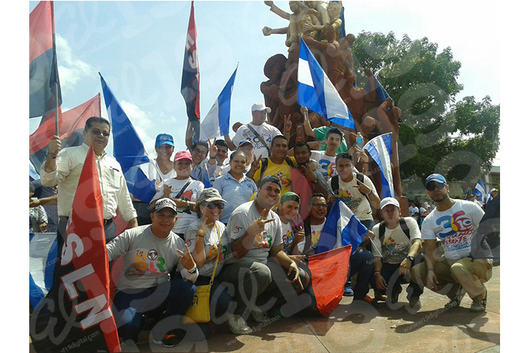Familias nicaragüenses listas para Caminata Trabajo y Paz… Unida, Nicaragua Triunfa!