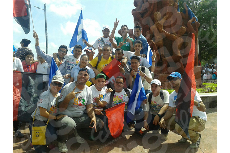 Familias nicaragüenses listas para Caminata Trabajo y Paz… Unida, Nicaragua Triunfa!