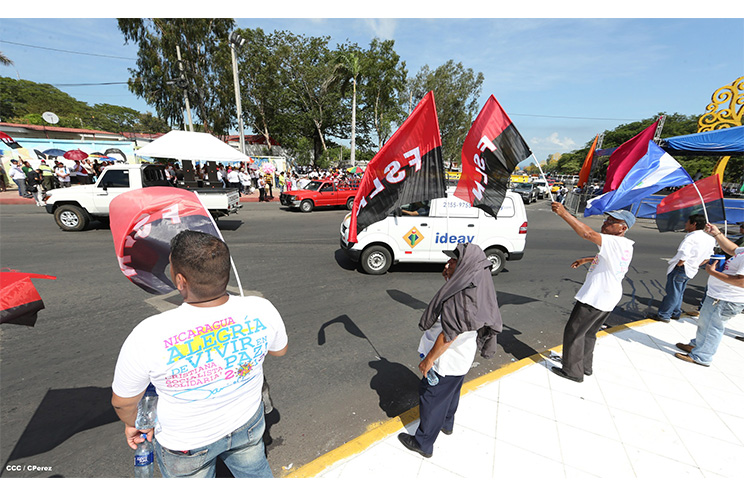 Nicaragua vive una verdadera fiesta por el Trabajo y la Paz