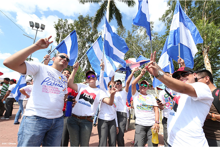 Nicaragua vive una verdadera fiesta por el Trabajo y la Paz