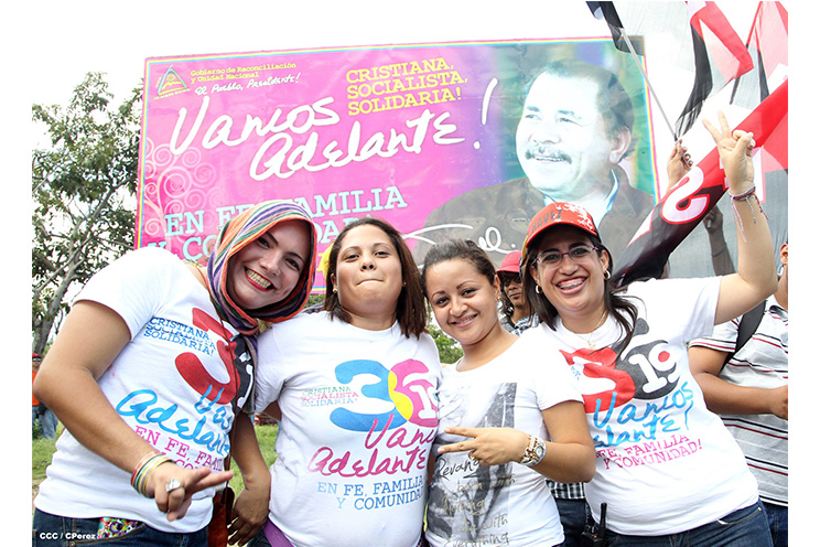 Nicaragua vive una verdadera fiesta por el Trabajo y la Paz
