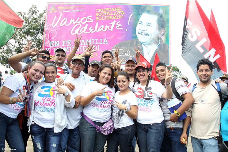 Nicaragua vive una verdadera fiesta por el Trabajo y la Paz