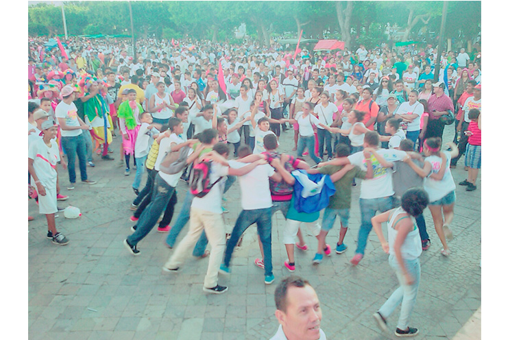 Municipios participaron con mucha alegría en Caminata por Trabajo y Paz… Unida, Nicaragua Triunfa!