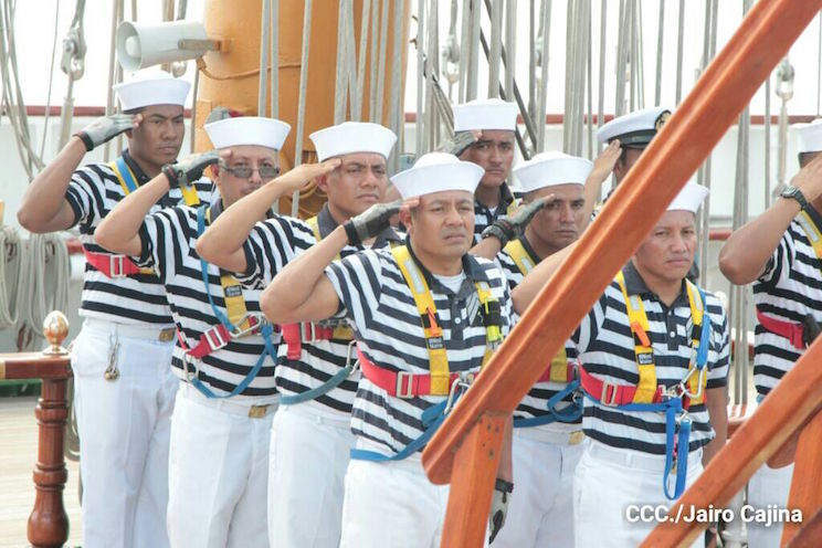 Buque Escuela de las Fuerzas Armadas Mexicanas visita Nicaragua