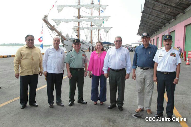 Buque Escuela de las Fuerzas Armadas Mexicanas visita Nicaragua
