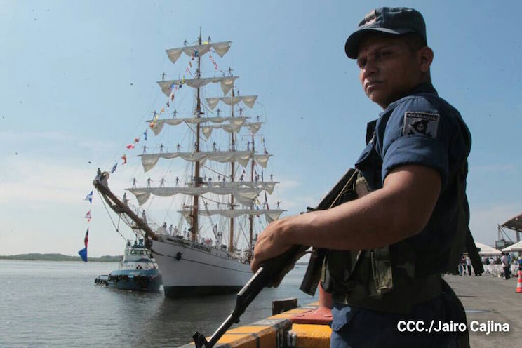 Buque Escuela de las Fuerzas Armadas Mexicanas visita Nicaragua