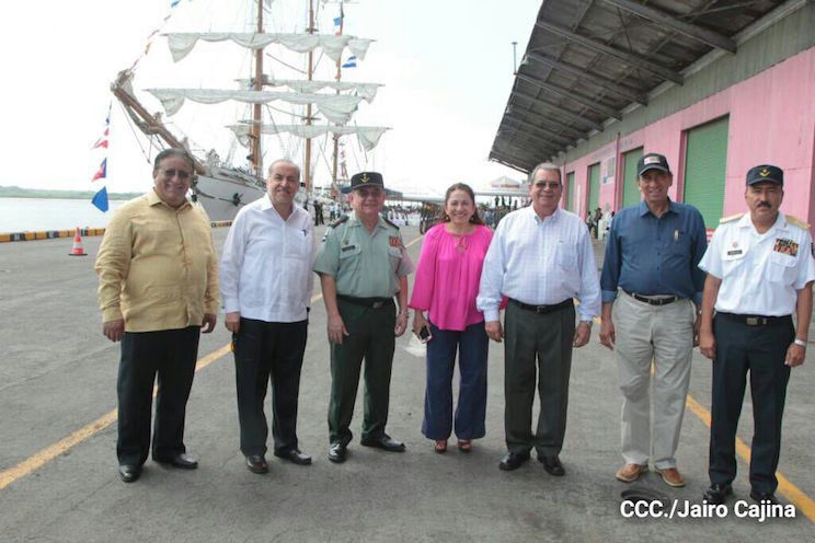 Buque Escuela de las Fuerzas Armadas Mexicanas visita Nicaragua