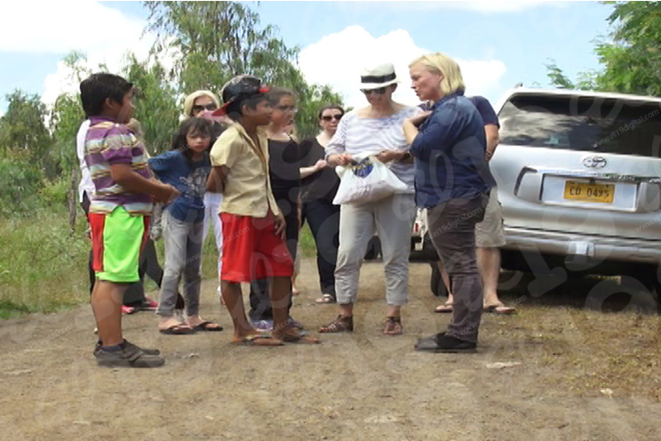 Patricia Arquette continúa su visita por Nicaragua