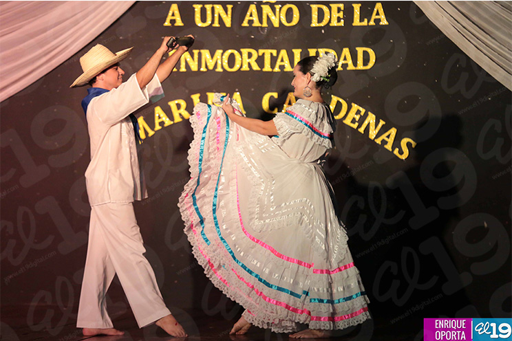 Artistas nicaragüenses rinden homenaje a Marina Cárdenas