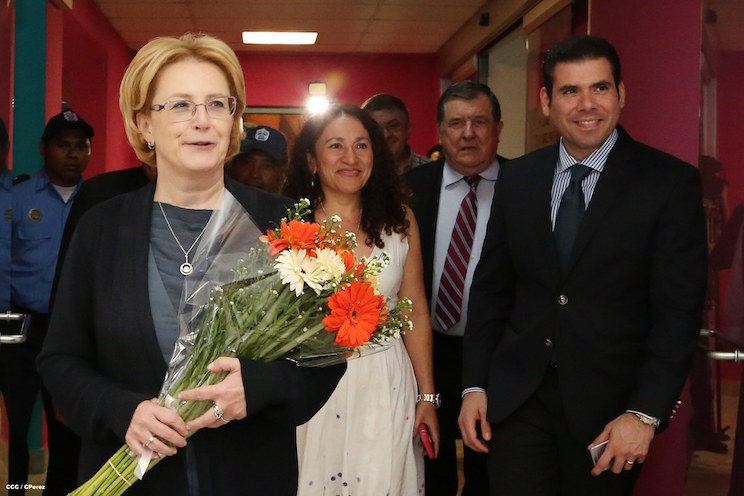 Visita Nicaragua Ministra de Salud de la Federación Rusa