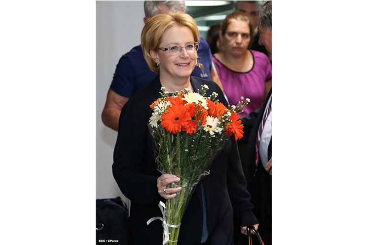 Visita Nicaragua Ministra de Salud de la Federación Rusa